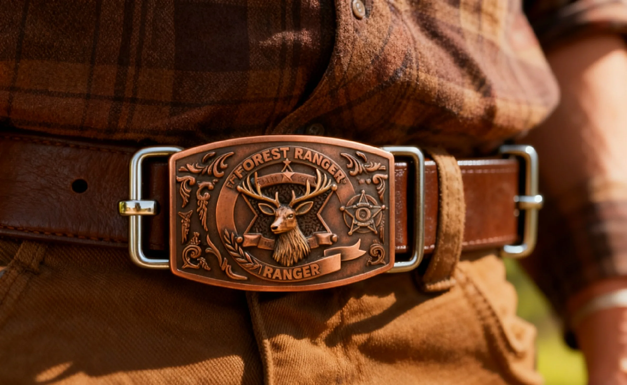 Copper RoyHound Belt Buckle~1