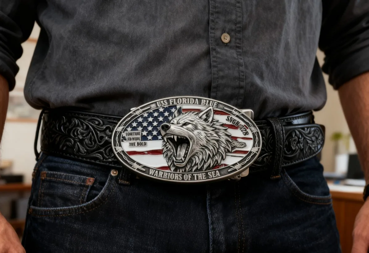 Wolf's Valor Buckle