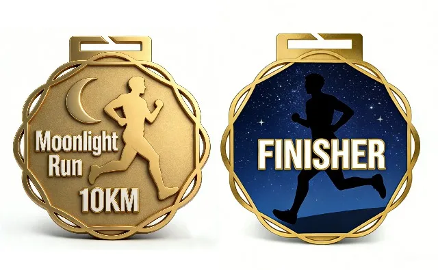 3D & 2D Two Sided Medal