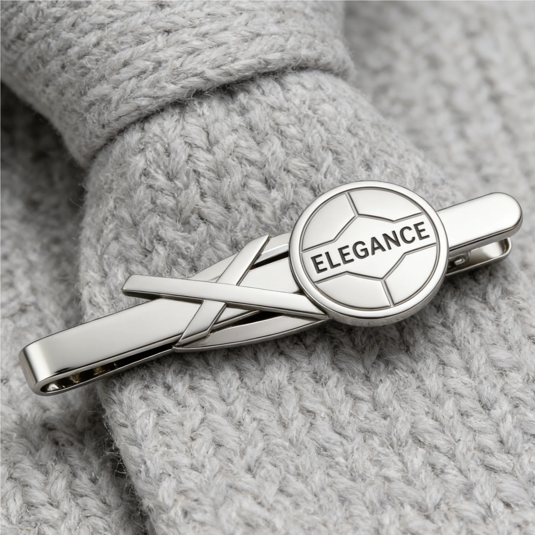 Elegance Cross Tie Clip