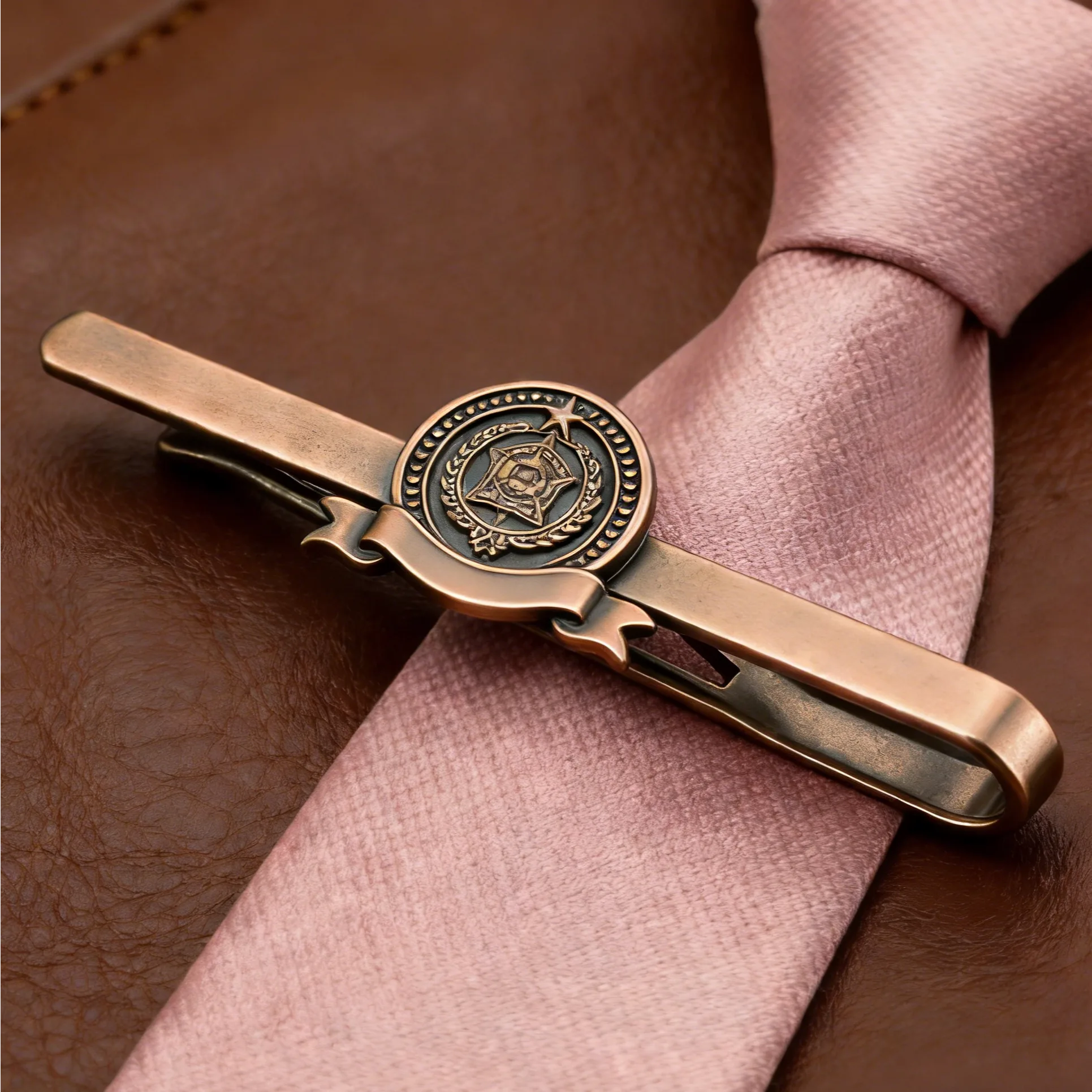 Emblem Badge Tie Clip