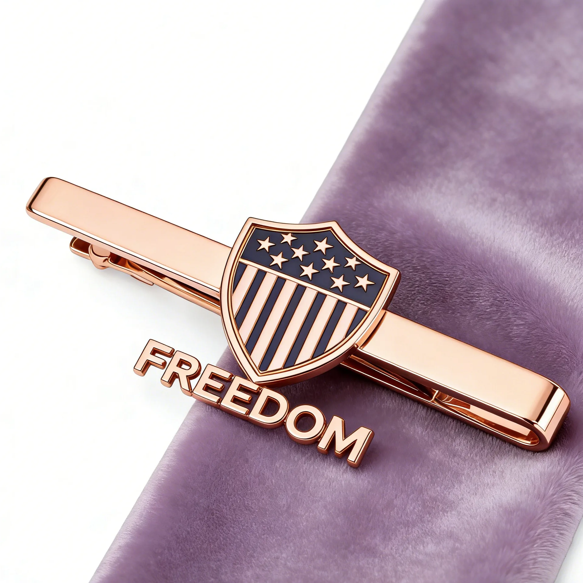 Freedom Shield Tie Clip