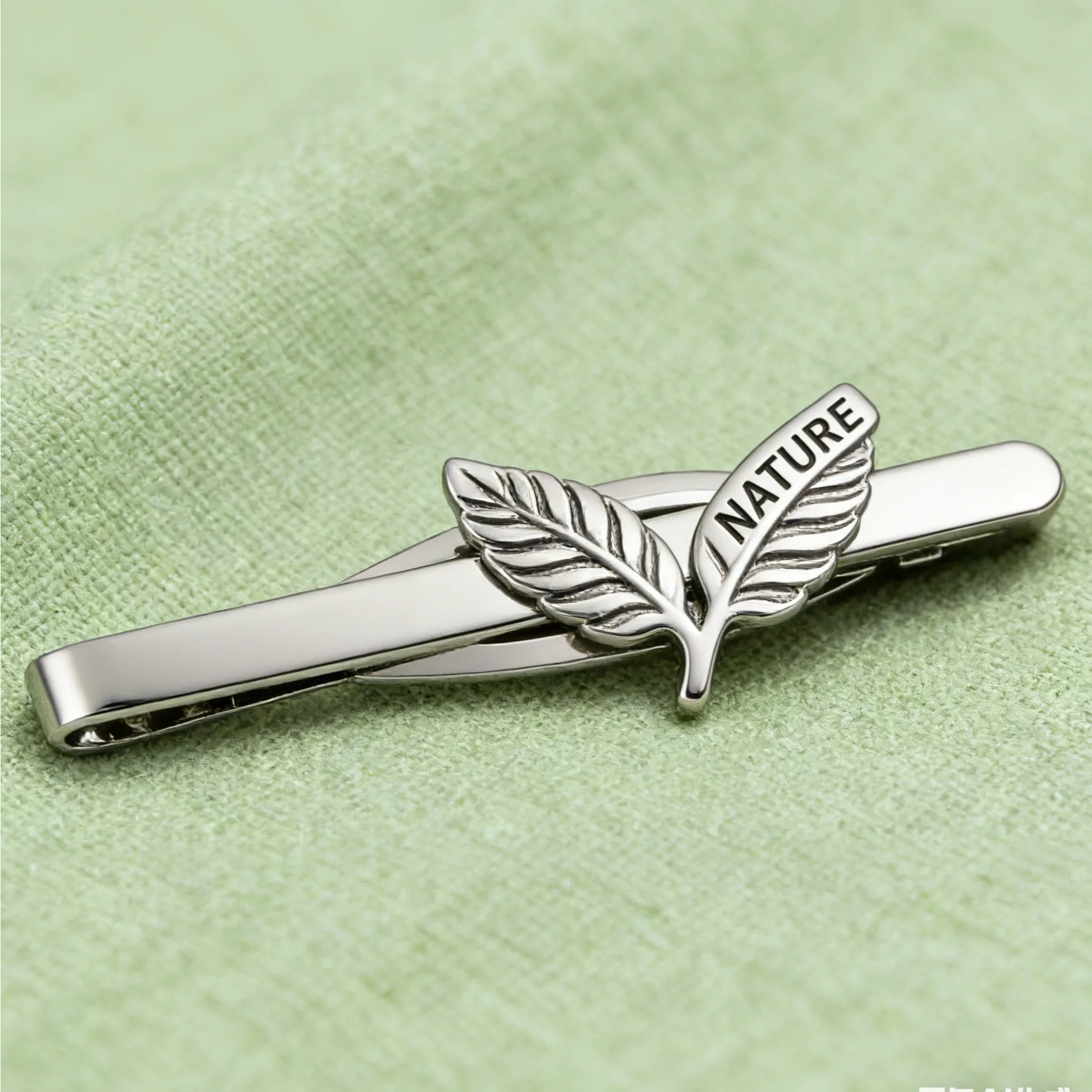 Nature Leaf Tie Clip