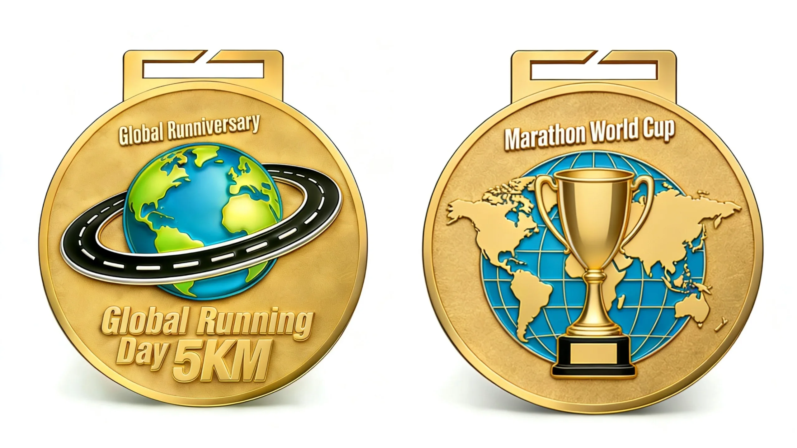 UV Printed 3D Two Sided Medal