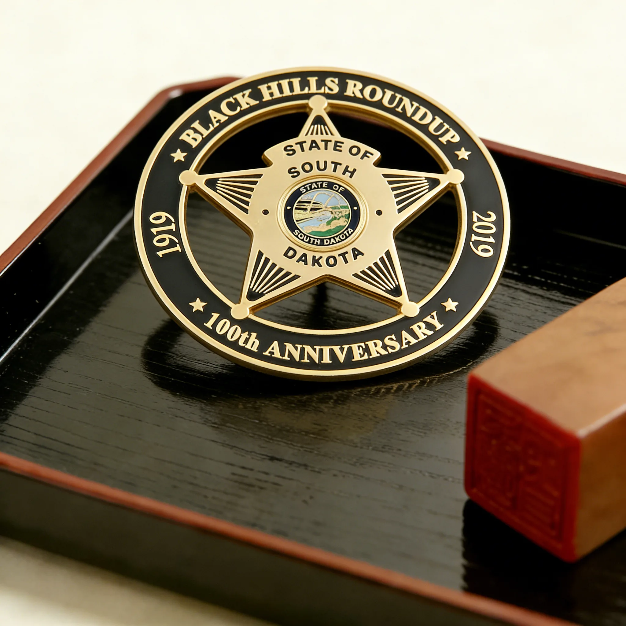 Black Hills Roundup 100th Anniversary Badge