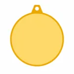 Custom Blank Medal – Circle Loop