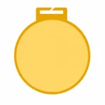 Custom Blank Medal – Rectangular Loop