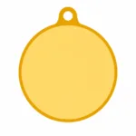 Custom Blank Medal – Small Circle Loop