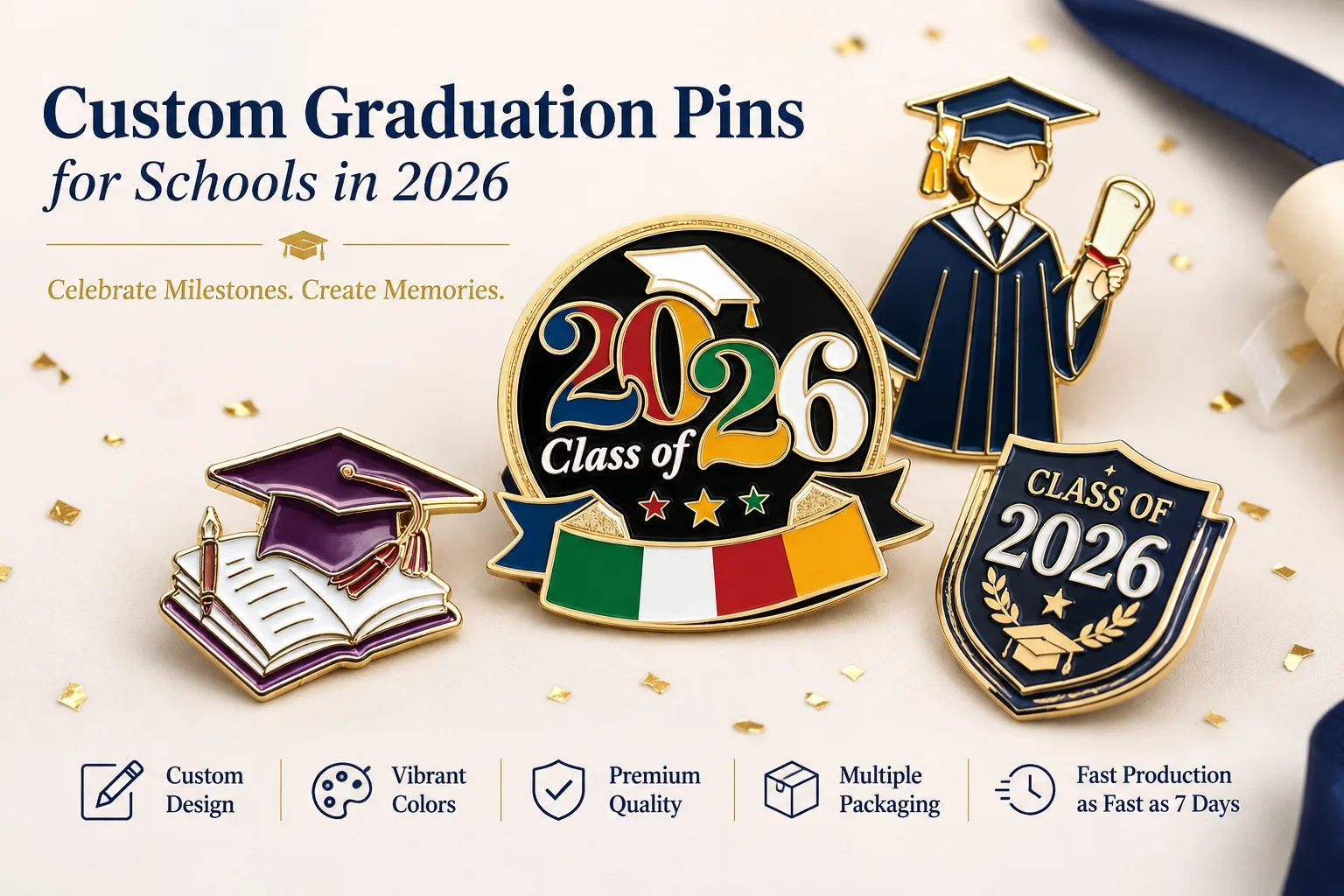 graduation pins