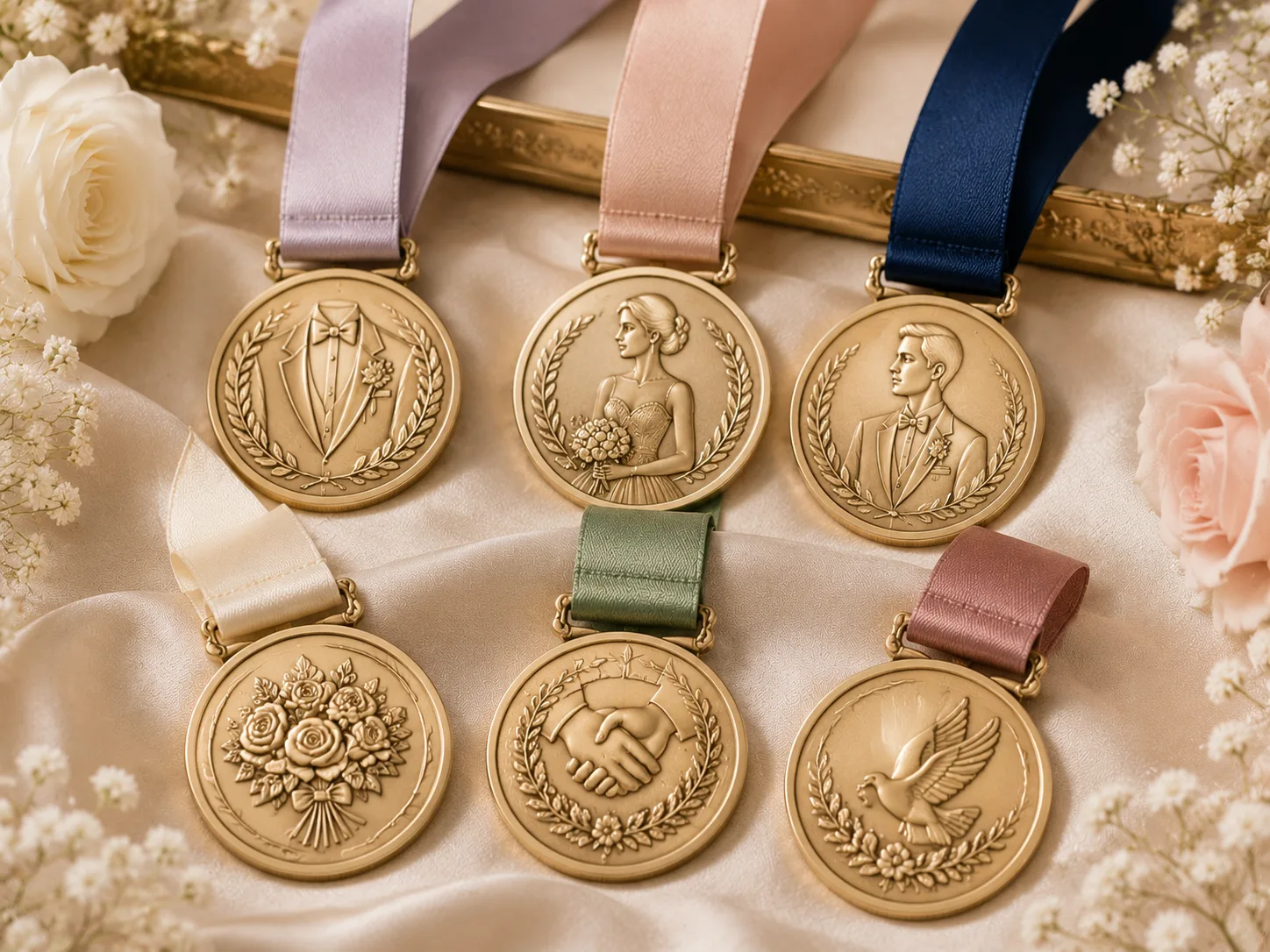 Custom Wedding Medals