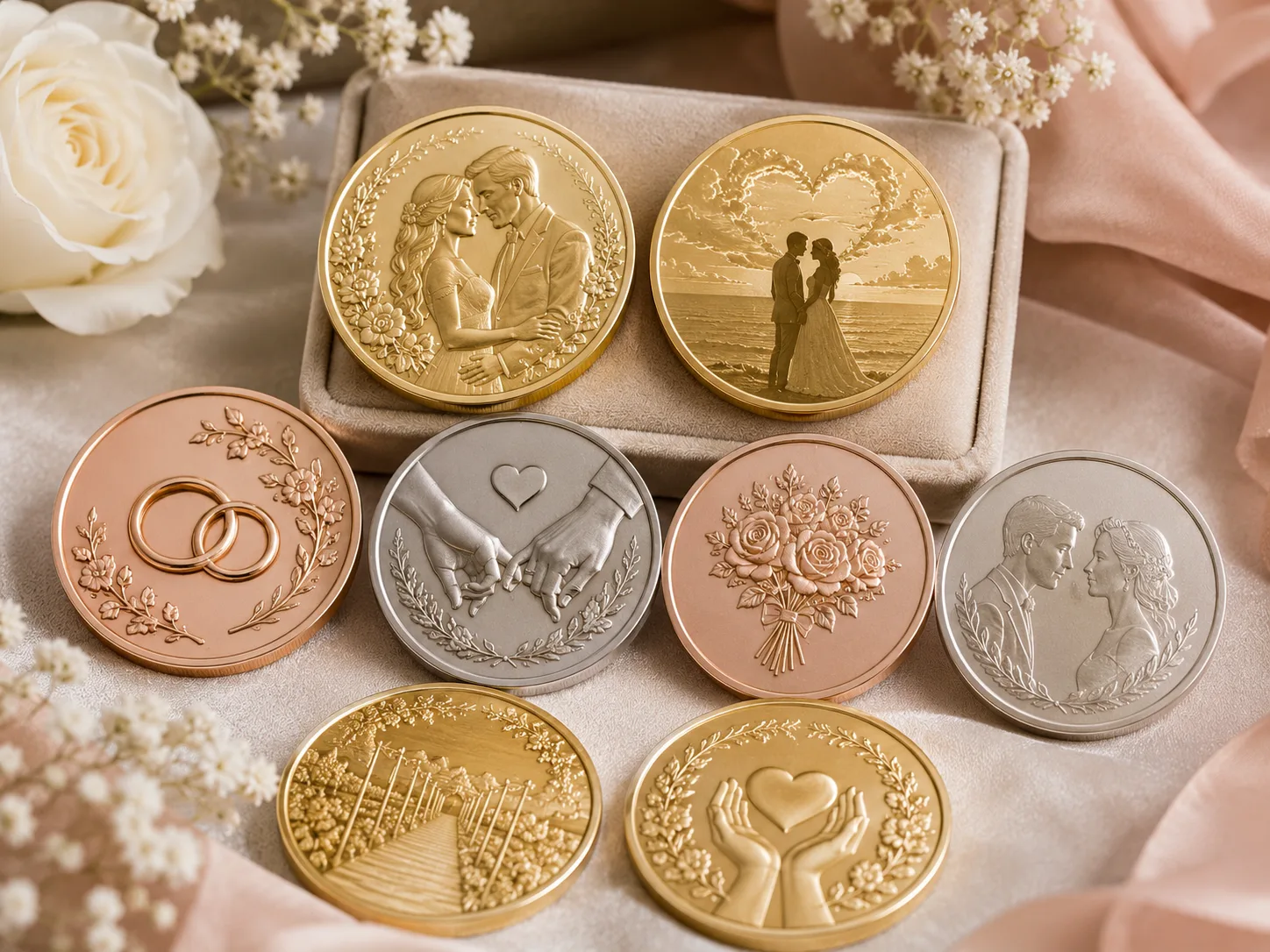Wedding Challenge Coins