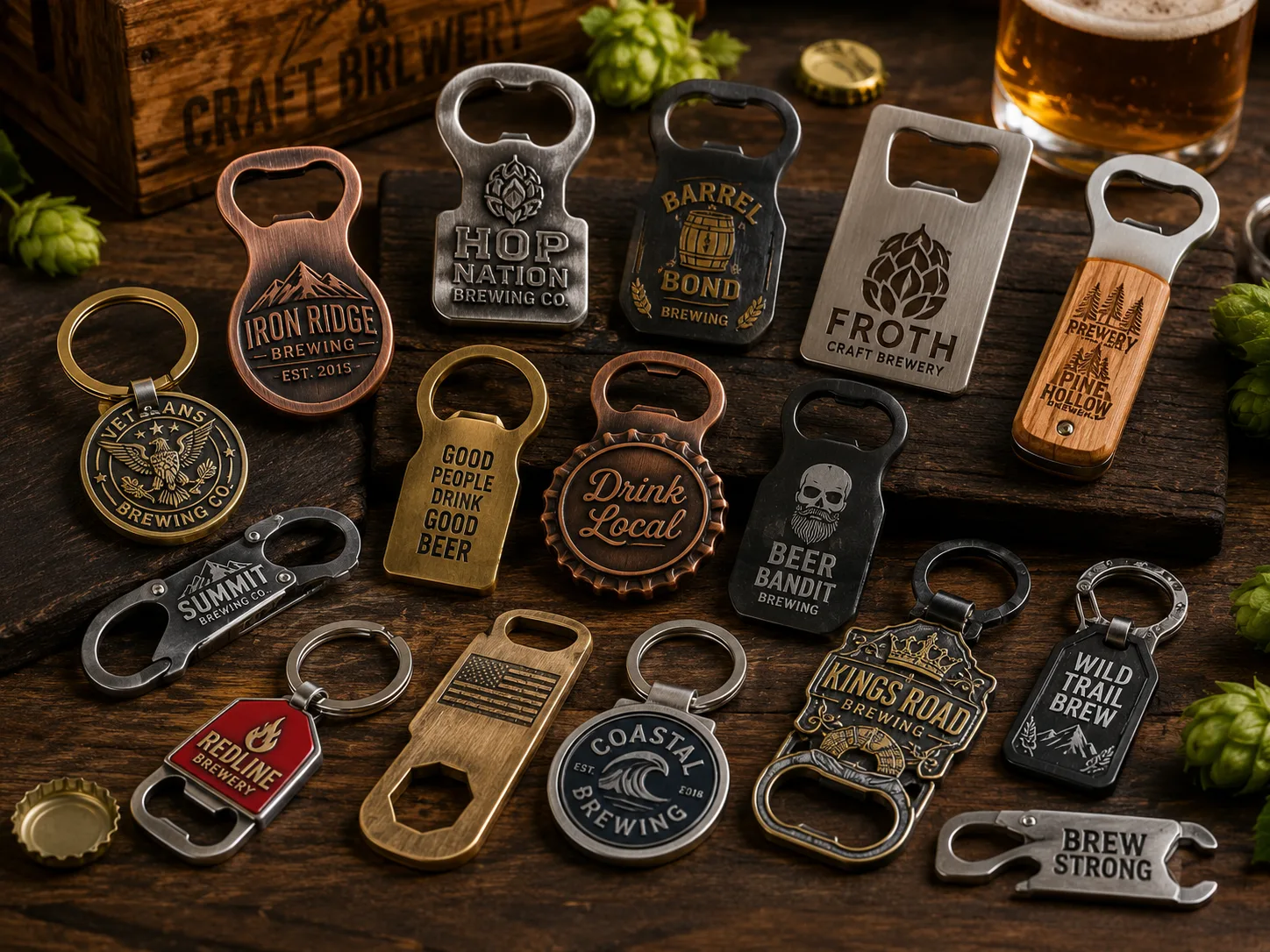 How Breweries Use Custom Bottle Openers & Metal Merchandise to Increase Brand Loyalty 2 Bottle opener