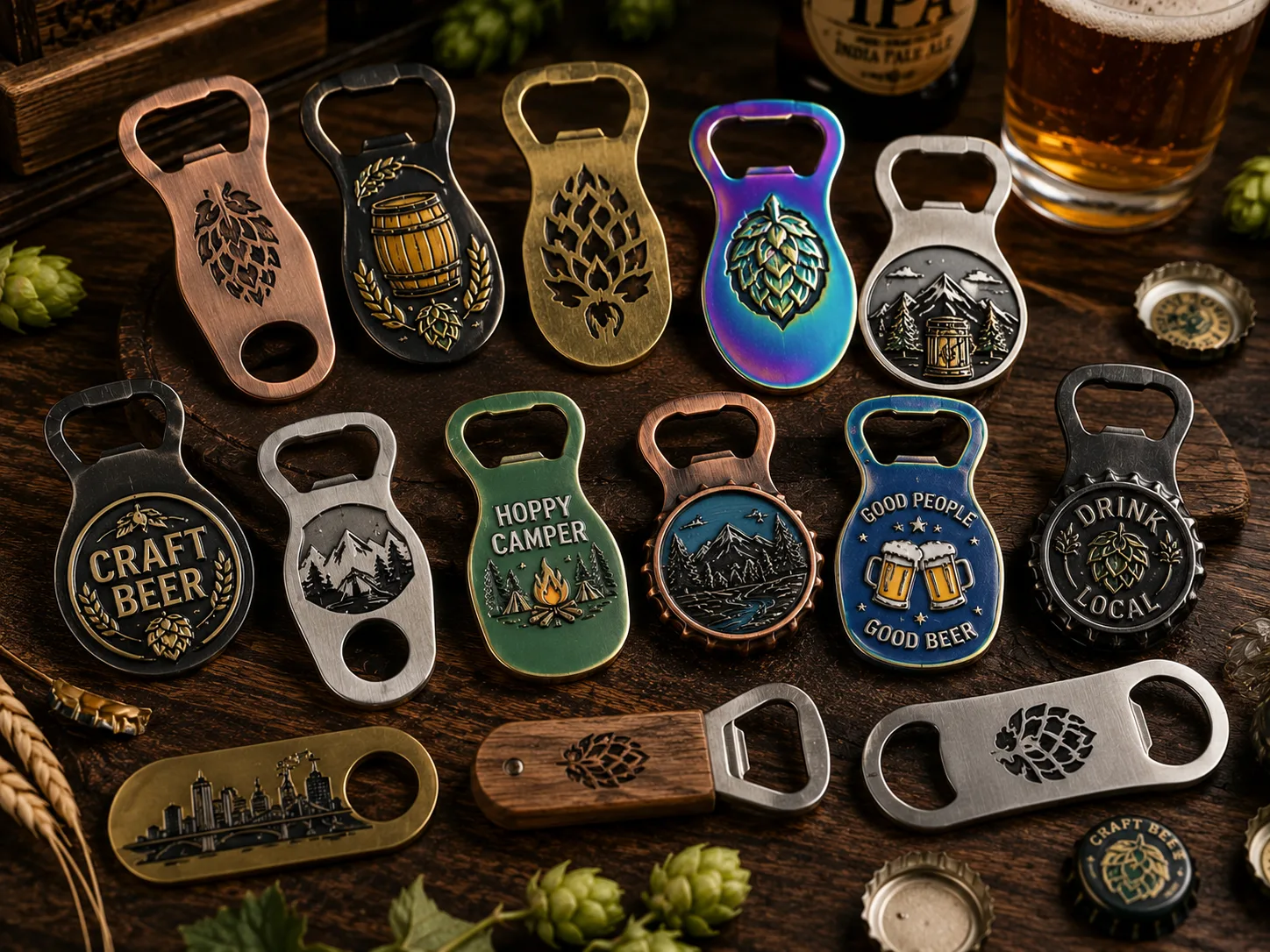 How Breweries Use Custom Bottle Openers & Metal Merchandise to Increase Brand Loyalty 3 Custom bottle openers