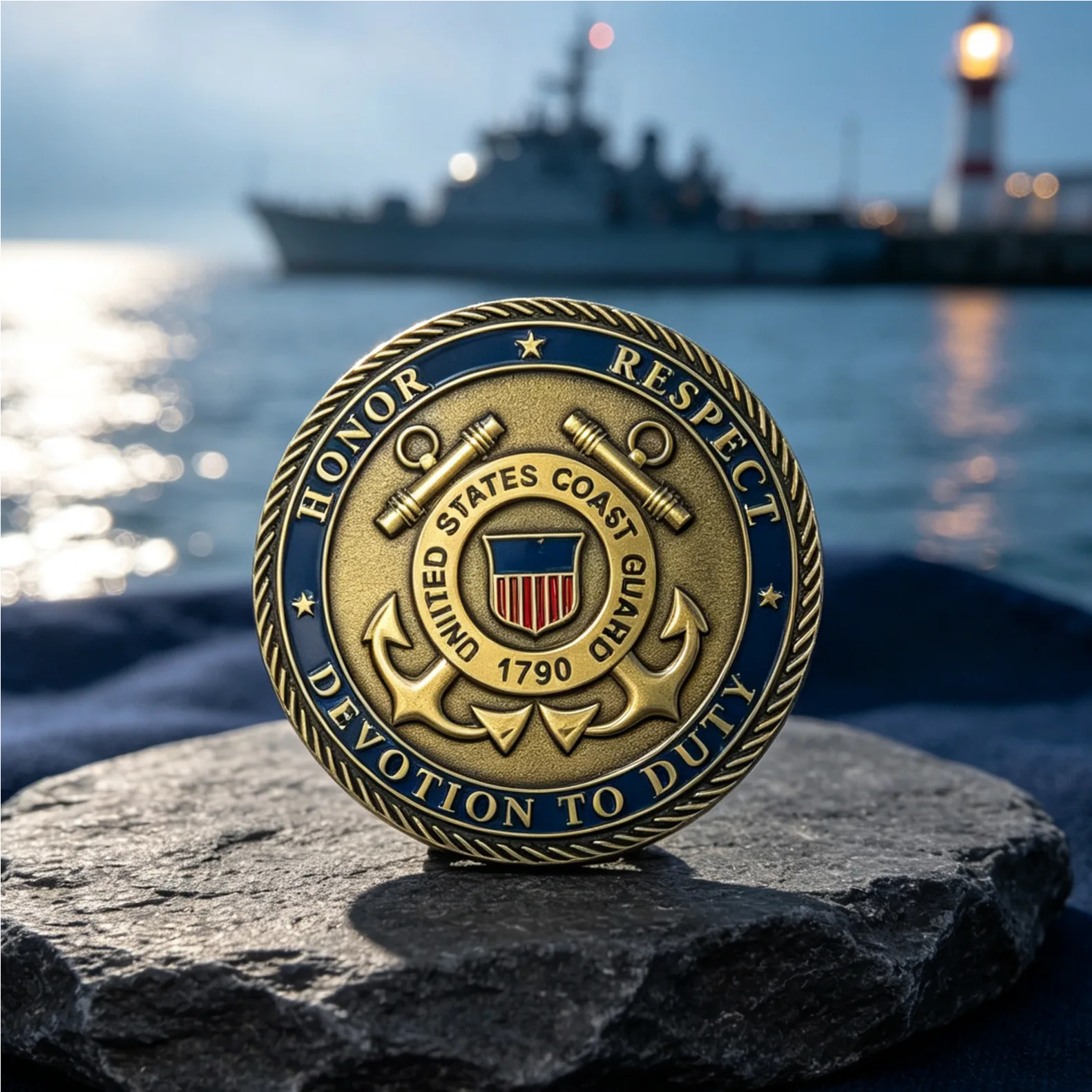 Custom Coast Guard Coins