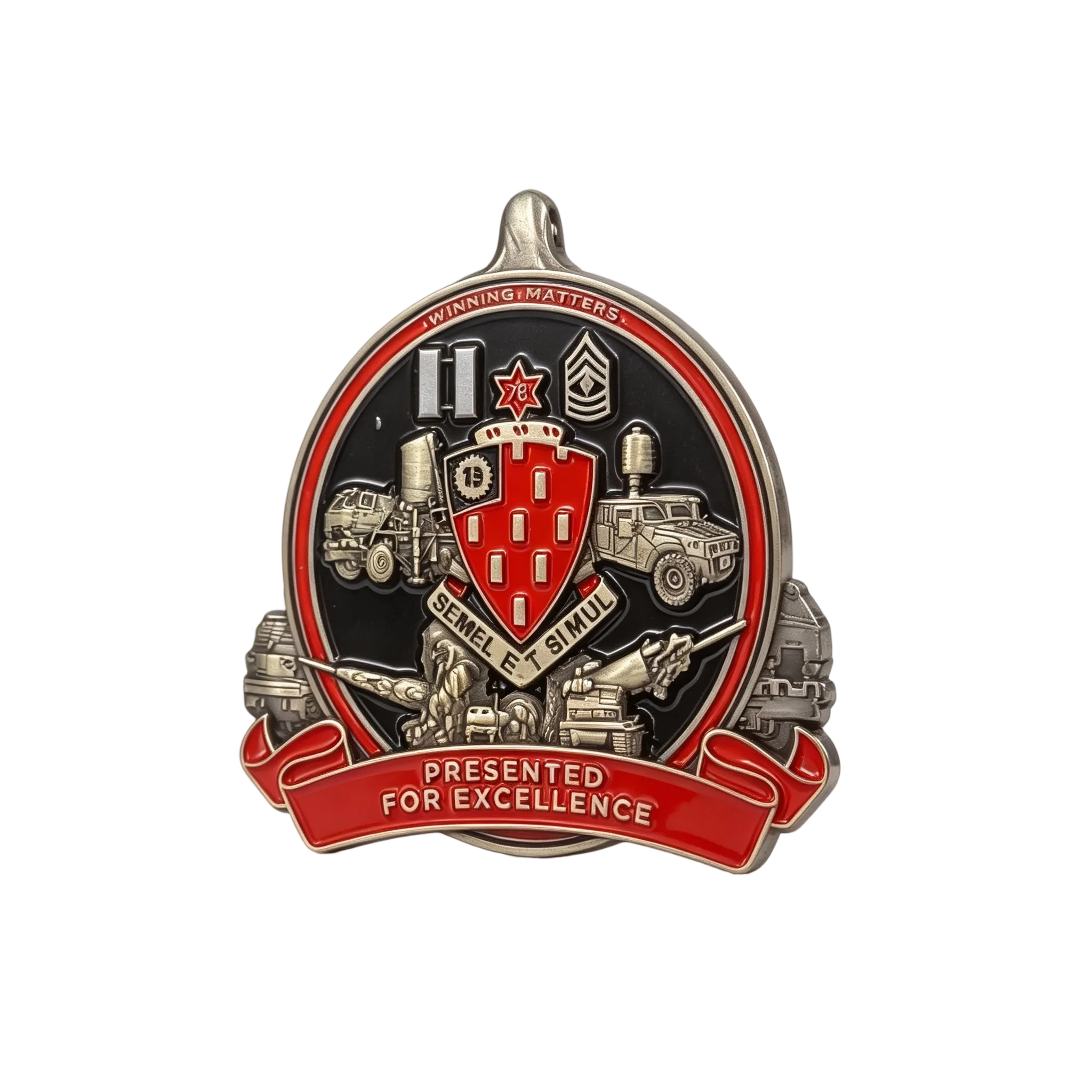 Complex custom challenge coin project