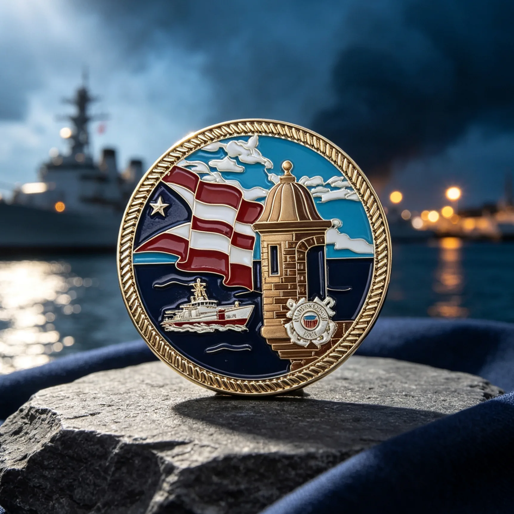 Custom Navy Coins