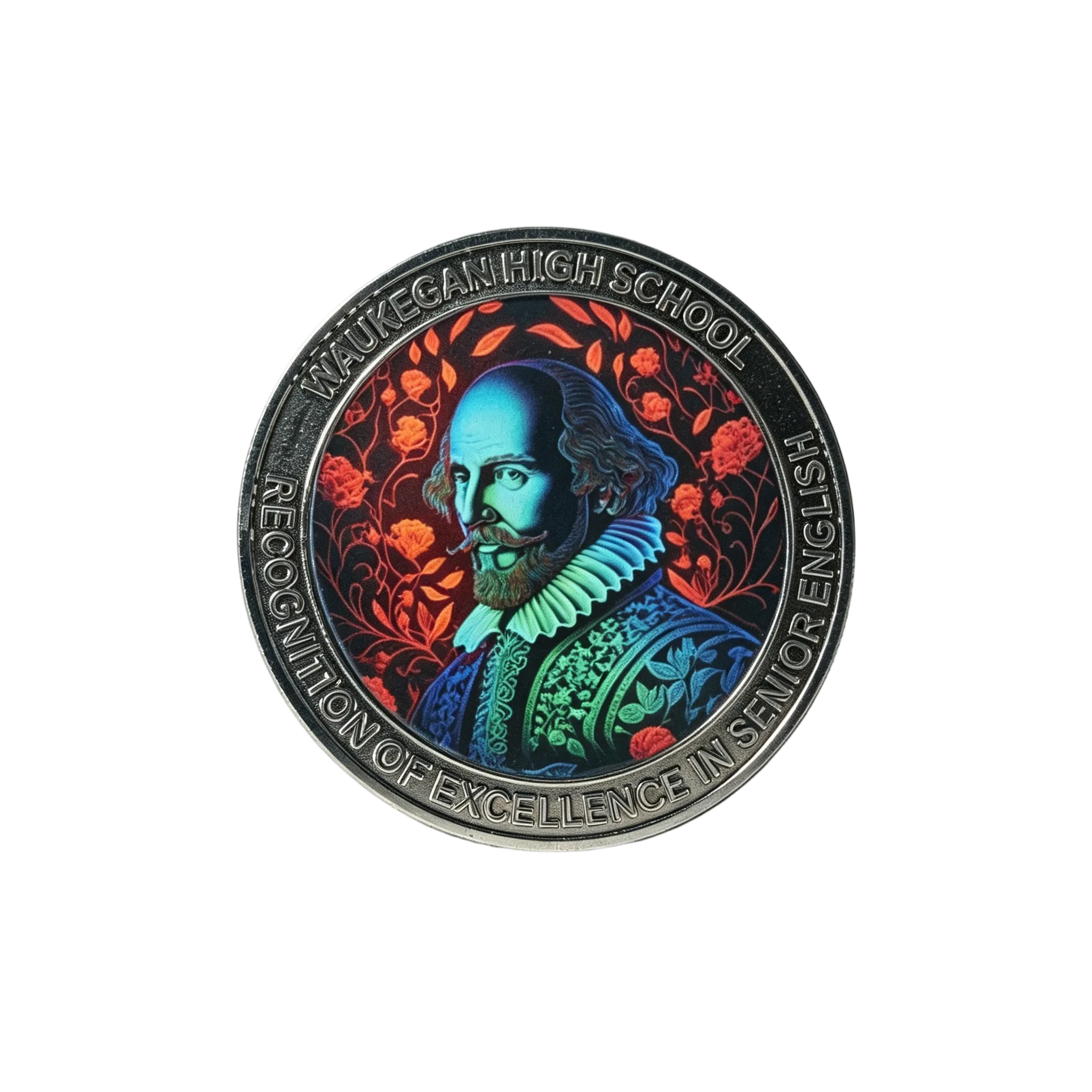 Full-color rush production challenge coin