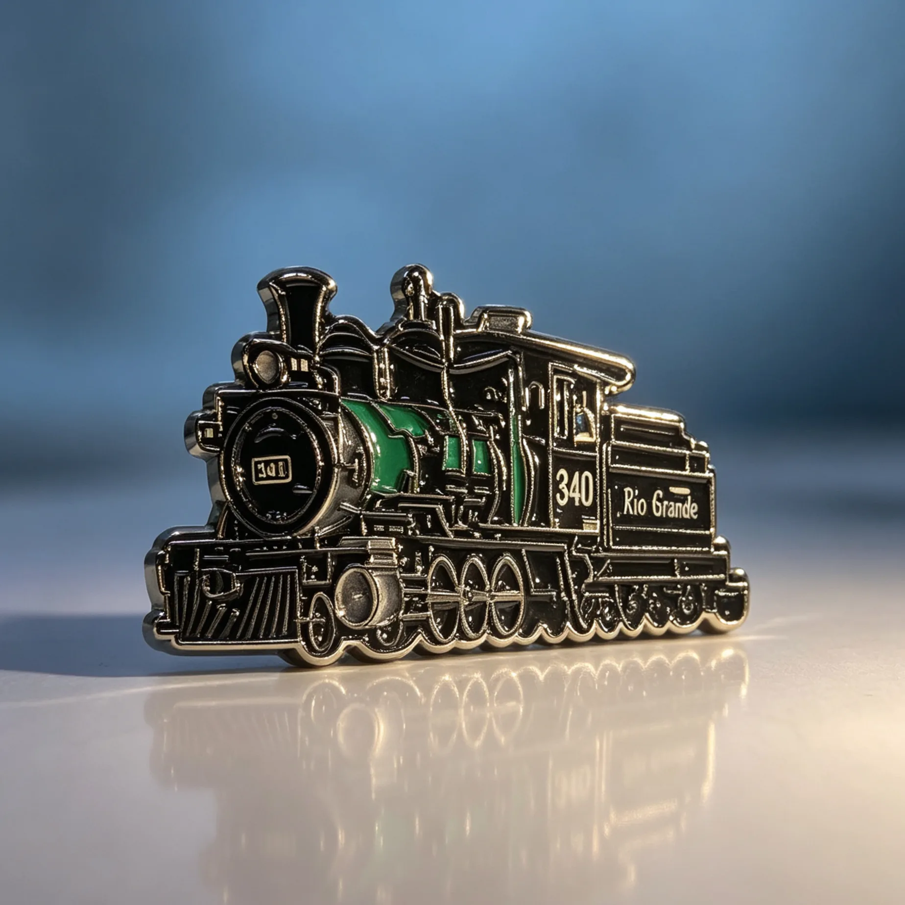 Custom Pins 16 Vintage Train Enamel Pin