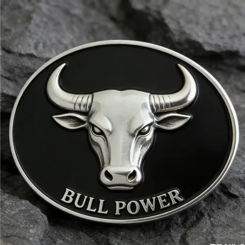 Custom Belt Buckles 12 Bull Power Buckle for Belt Buckles