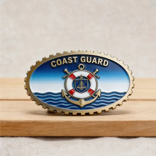 Custom Belt Buckles 20 Coast Guard Buckle for Belt Buckles