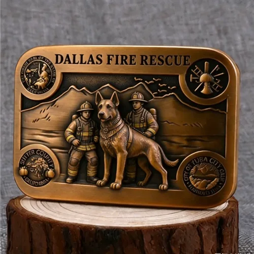Custom Belt Buckles 24 Dallas Fire Rescue Buckle for Belt Buckles