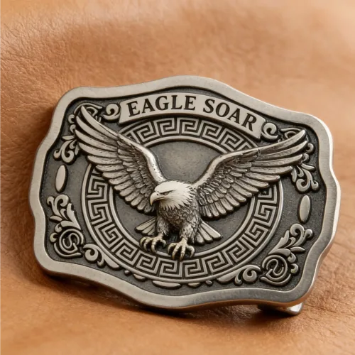 Custom Belt Buckles 26 Eagle Shield Buckle for Belt Buckles