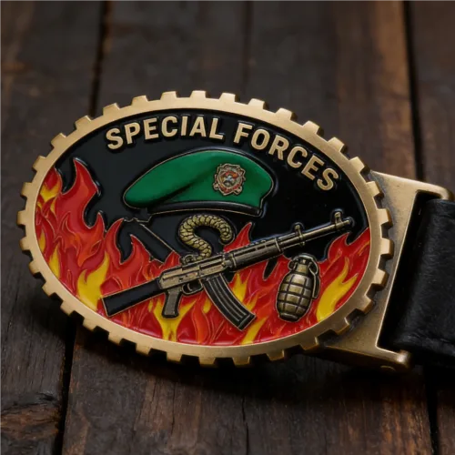 Custom Belt Buckles 44 Pirate Flame Buckle for Belt Buckles