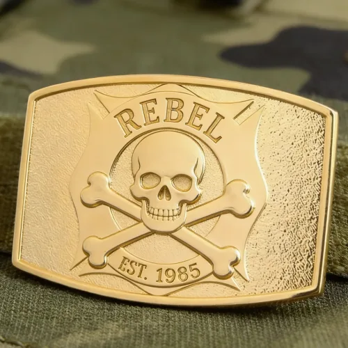 Custom Belt Buckles 45 Pirate Skull Buckle for Belt Buckles