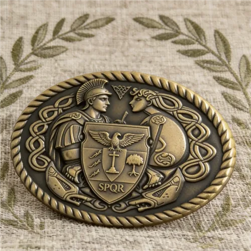 Custom Belt Buckles 41 Vintage Crest Buckle for Belt Buckles