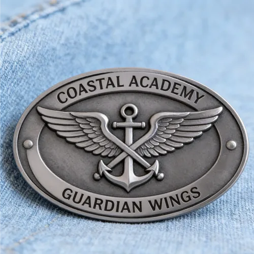 Custom Belt Buckles 54 Winged Anchor Buckle for Belt Buckles
