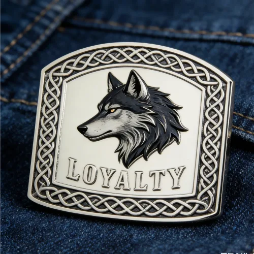Custom Belt Buckles 55 Wolf Head Buckle for Belt Buckles